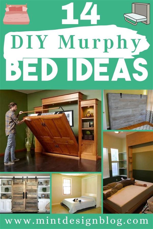 Diy Murphy Bed Ideas For Lesser Space Rooms Mint Design Blog