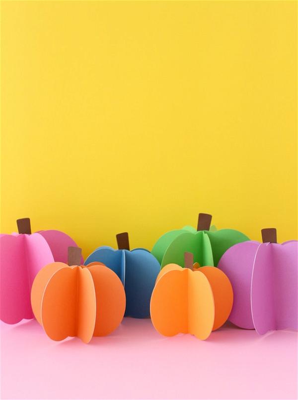 3d Paper Pumpkins 