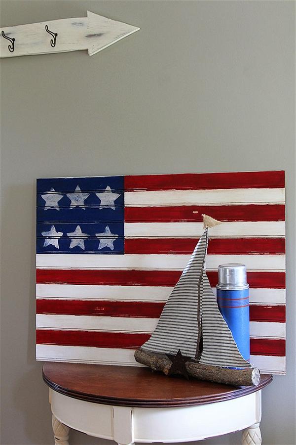 Easy American Flag Craft