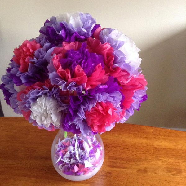 Easy Tissue Paper Flowers