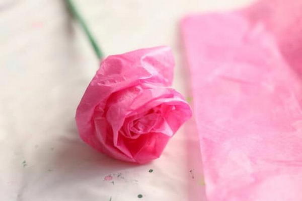 Easy Rose Craft For Kids