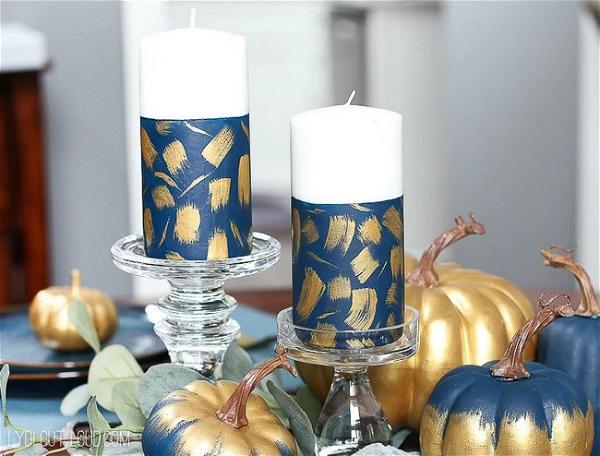 How To Paint Brushstroke Candles