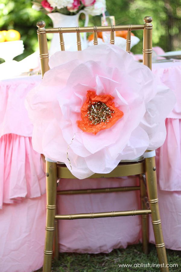 Oversized Tissue Paper Flowers