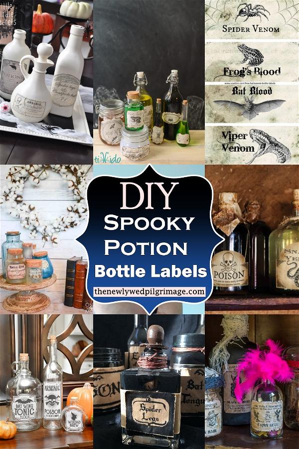 Spooky Potion Bottle Labels 1
