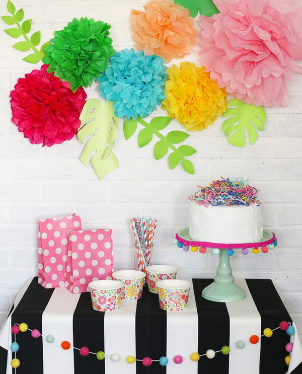 Tissue Paper Flowers