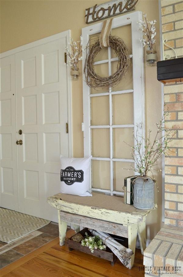 Vintage Inspired Entryway