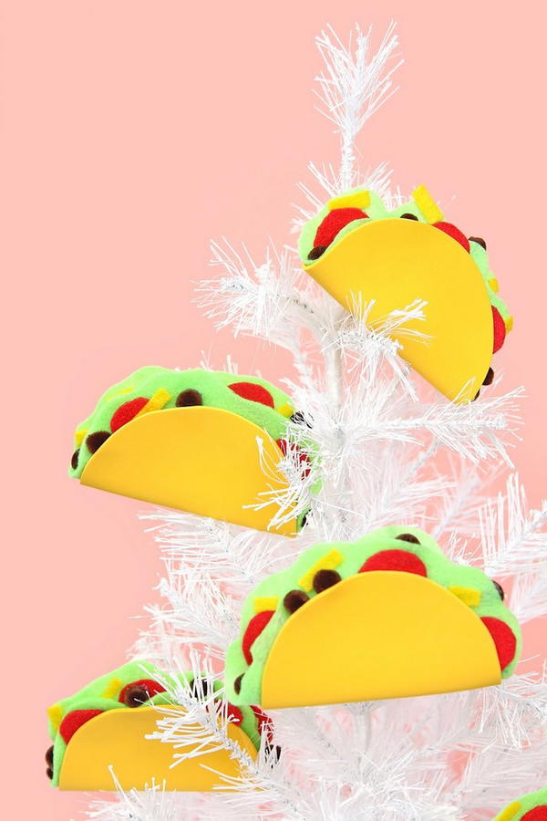 10 Minute DIY Taco Holiday Ornaments