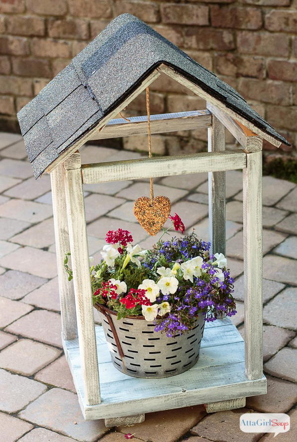 41 DIY Outdoor Plant Stand Ideas - Mint Design Blog