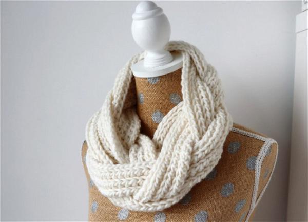 Braided Infinity Scarf