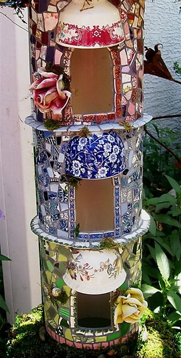 Broken China Fairy House