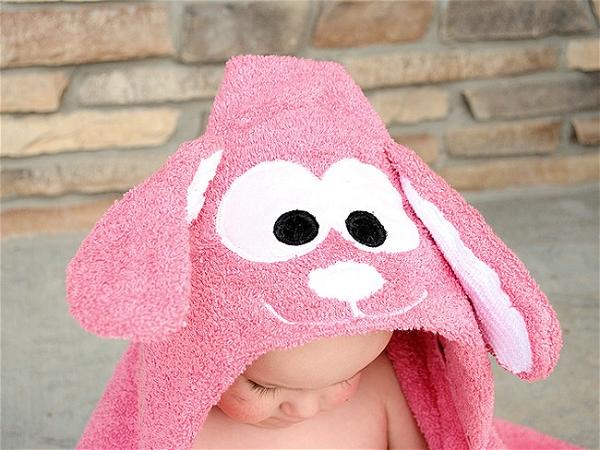 Bunny Hooded Towel Tutorial