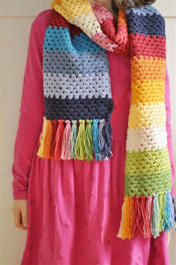 Colorful Cotton Scarf