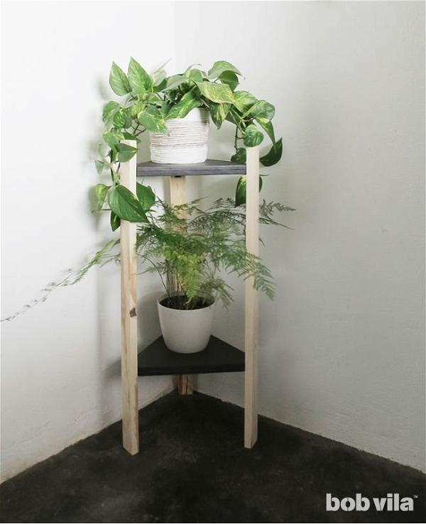 Corner Plant Stand