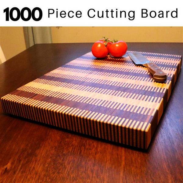 DIY 1000 Piece Cutting Board