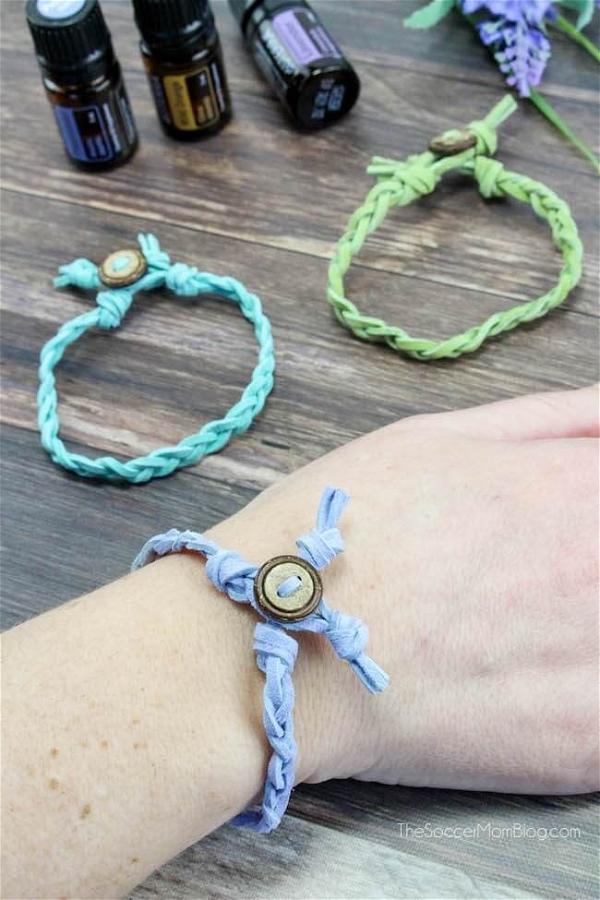 DIY Braided Essential Oil Diffuser Bracelets