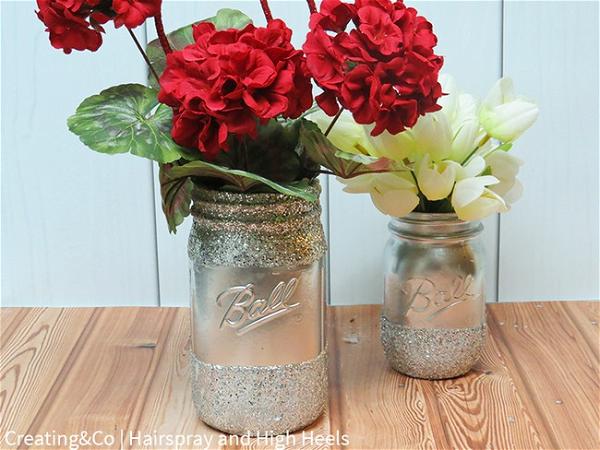 Glitter Vase