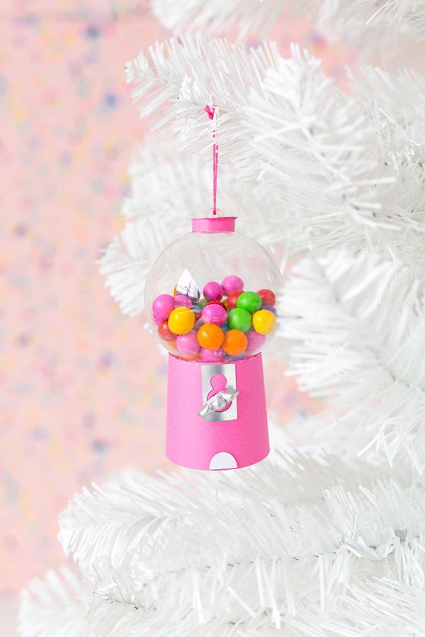 DIY Gumball Machine Ornaments