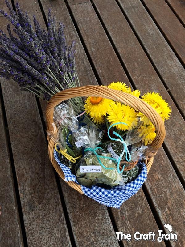 DIY Homegrown Gift Basket