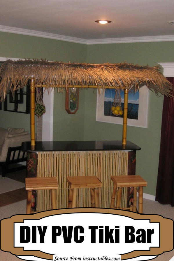 DIY PVC Tiki Bar