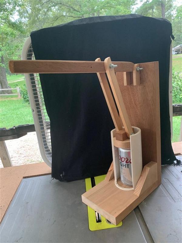DIY Wooden Can Crusher