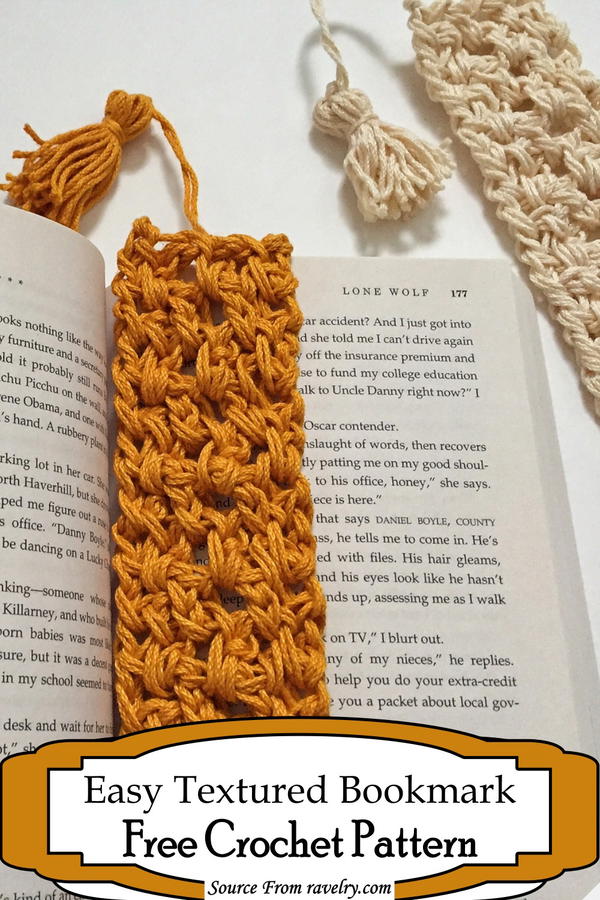 Easy Textured Bookmark