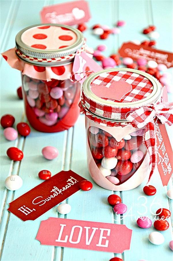 Free Valentine Printable And Heart Candy Jar