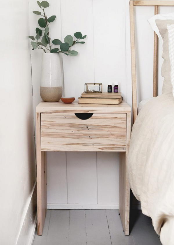 Free Wooden Nightstand Plan