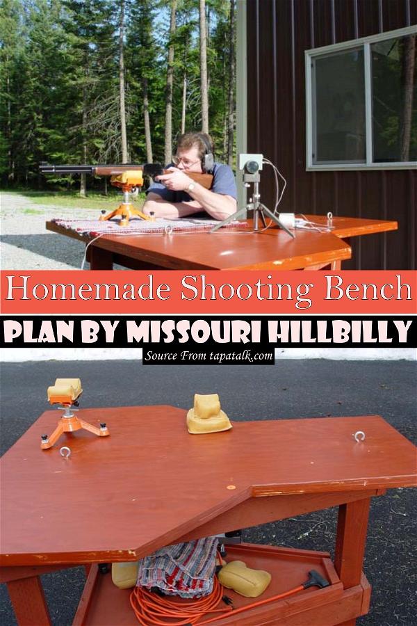 Homemade Shooting Bench Plan by Missouri Hillbilly