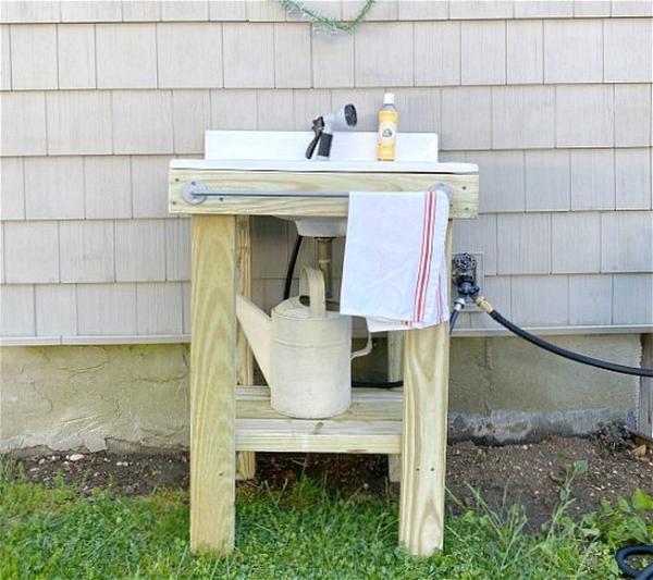How To Build A DIY Outdoor Sink