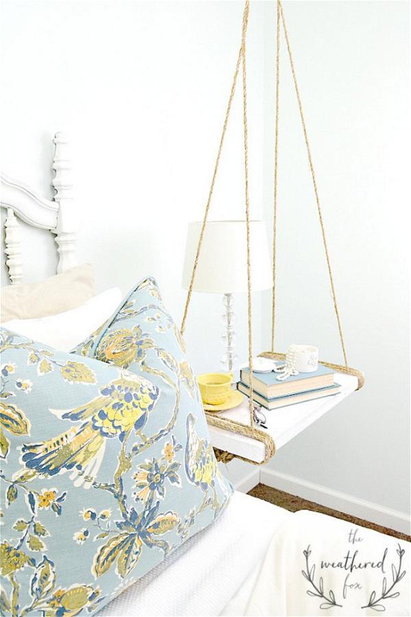How To Make A Hanging Nightstand