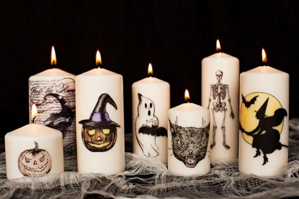 How To Make Your Own Decorative Halloween Candles