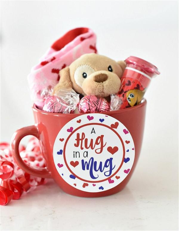 Hug In A Mug Valentine’s Gift For Kids