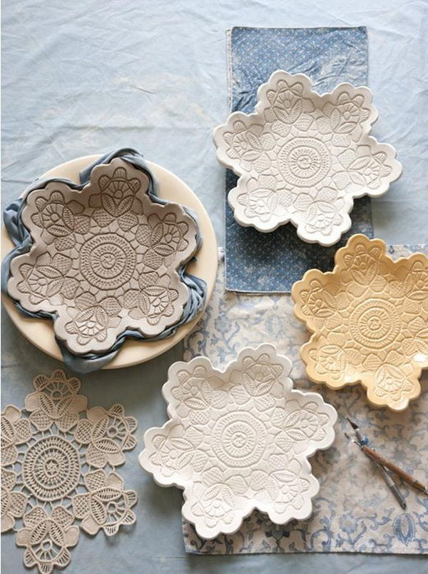 Make Your Own Lace Pottery