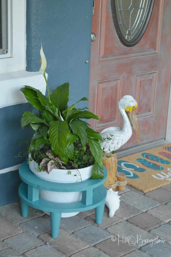 Mid Century Modern Plant Stand