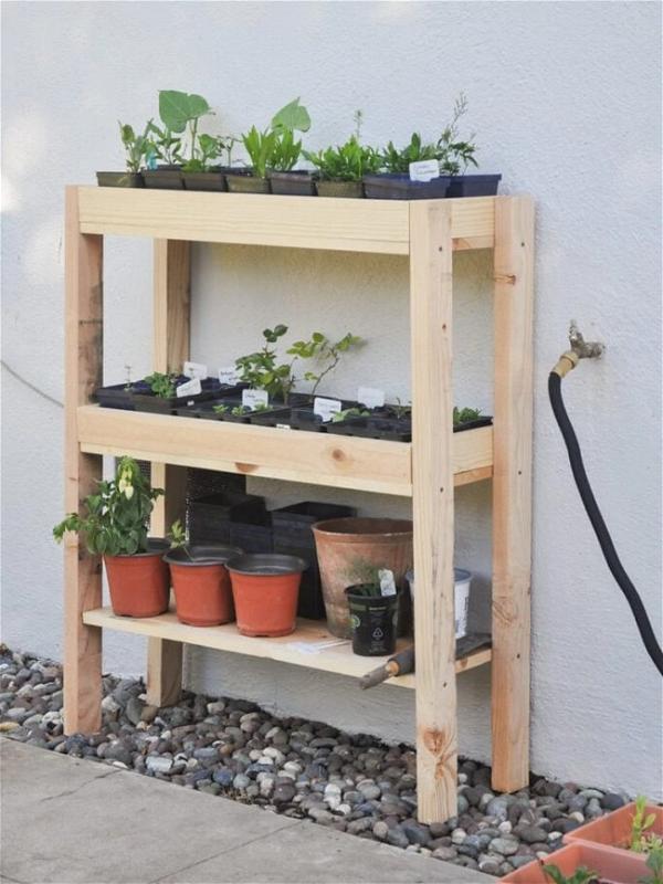 Outdoor Plant Shelf Stand
