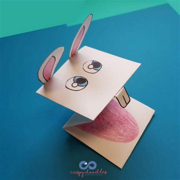 Paper Bunny Hand Puppet