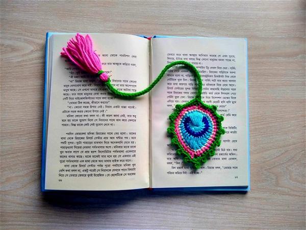Peacock Feather & Bookmark