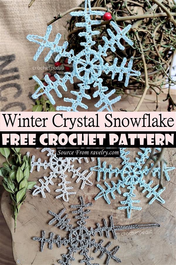 Winter Crystal Snowflake