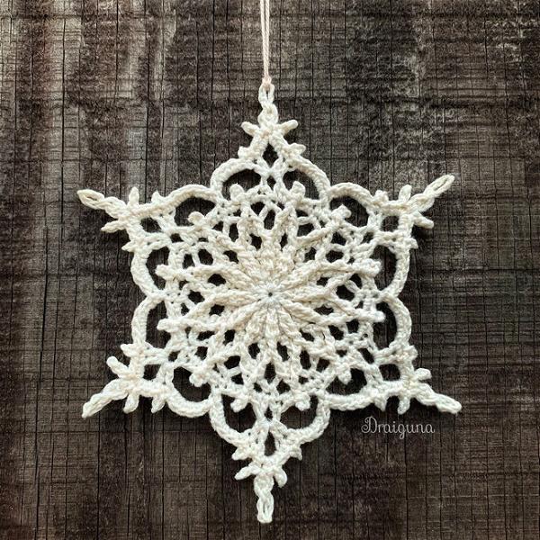 Wispvale Crochet Snowflake