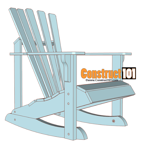 Adirondack Chair Plans By Construct101