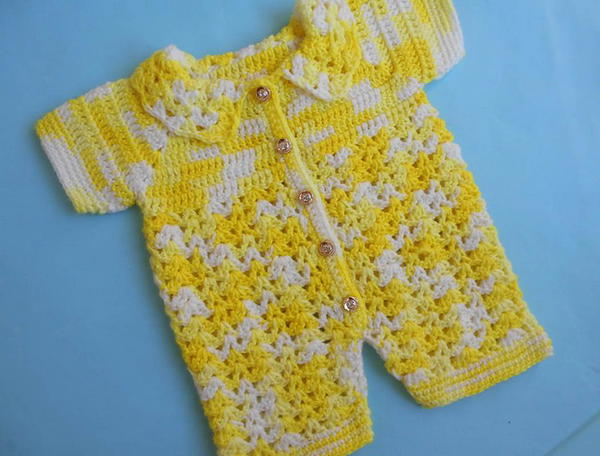 Baby Romper Sweater