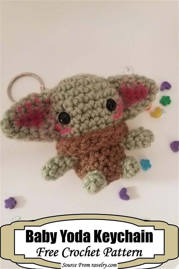 Baby Yoda Keychain Pattern