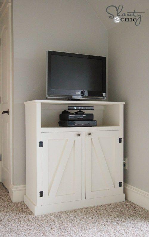 Barn Door Media Console