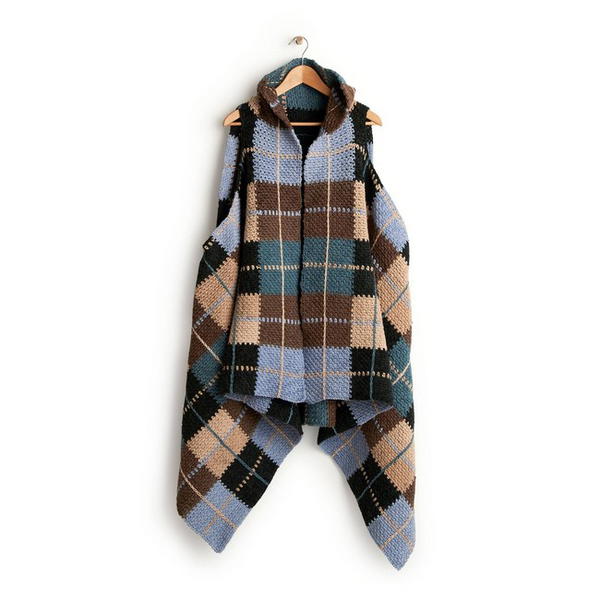 Blanket Dressing Plaid Shawl