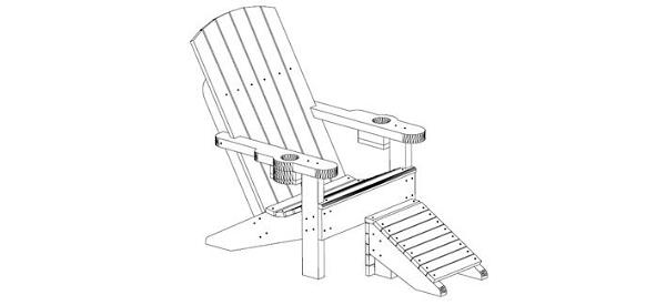 Child’s Garden Adirondack Chair From Rona