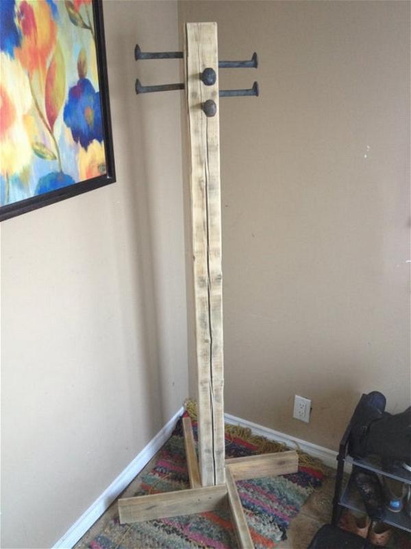 Coat Rack Out of Scrap