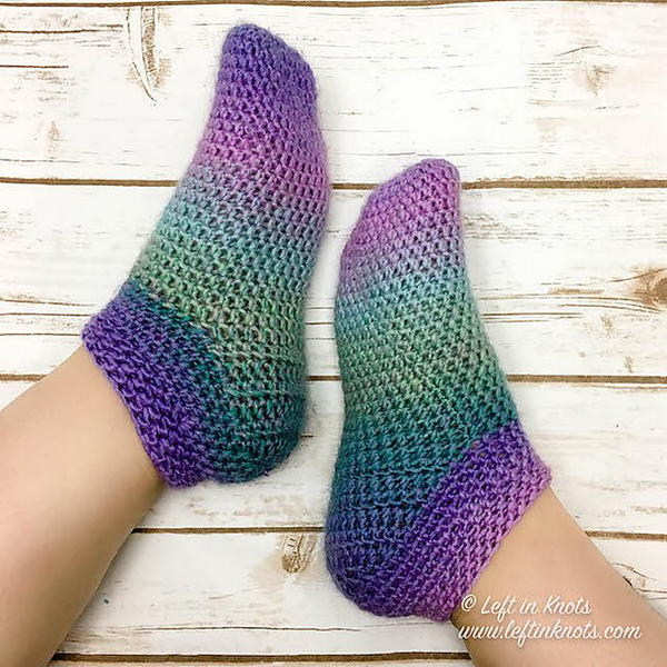 Cotton Candy Slipper Sock