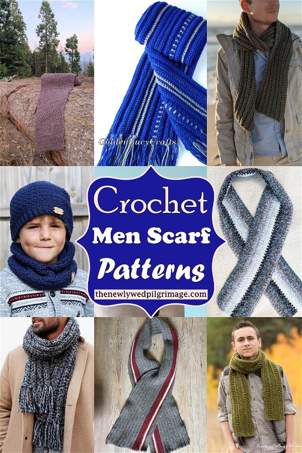 Crochet Men Scarf Patterns 1