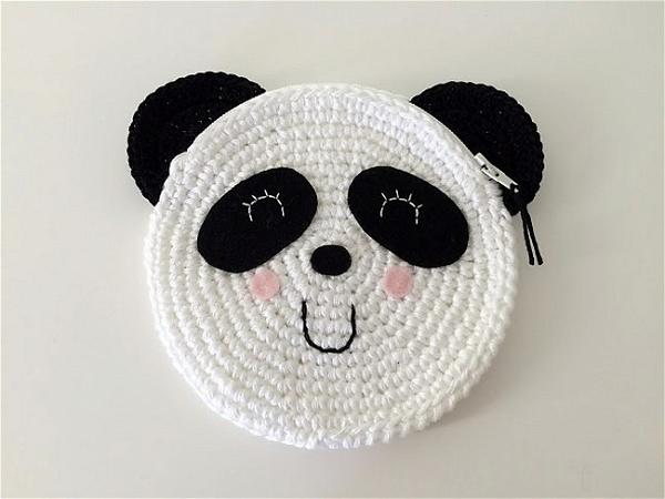 Crochet Panda Purse