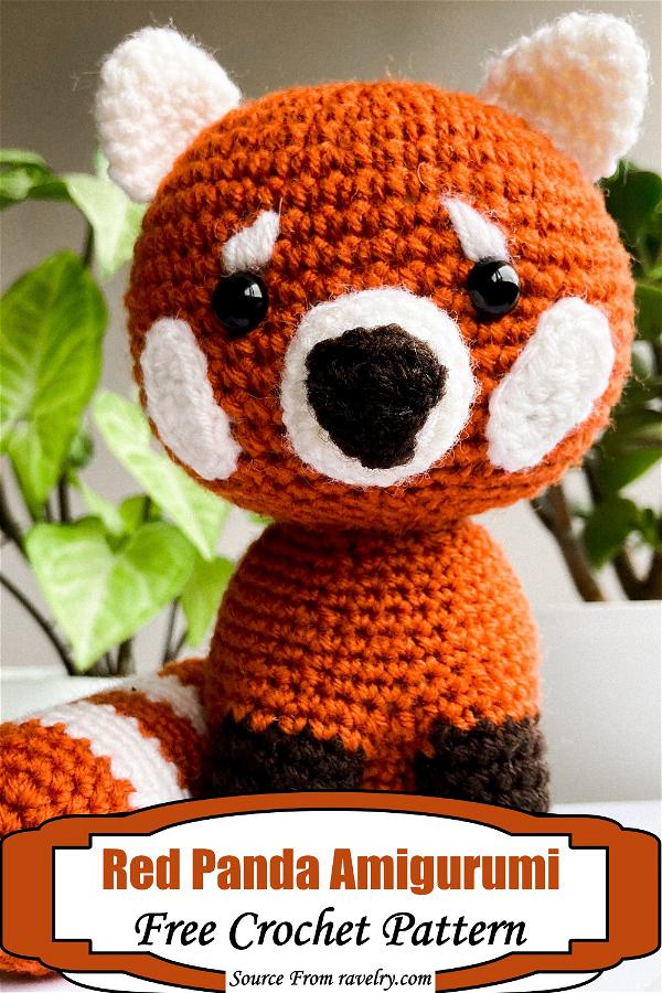 Crochet Red Panda Amigurumi